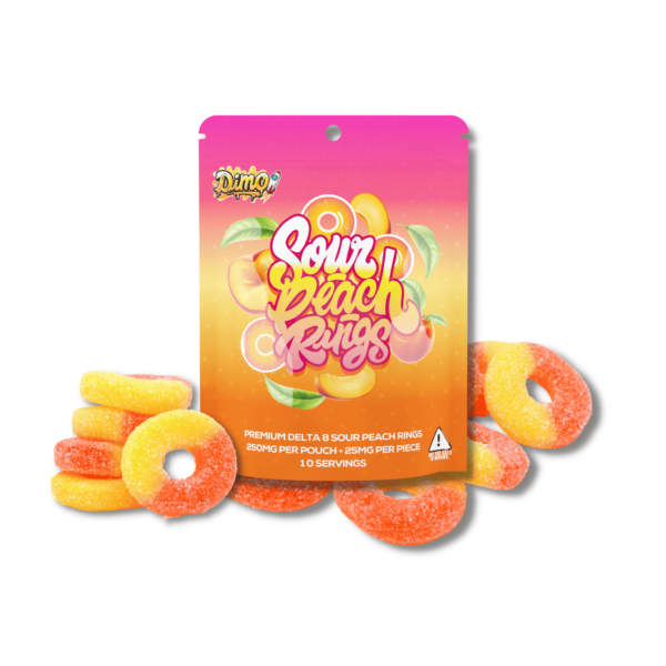 DIMO Delta-8 Sour Peach Rings