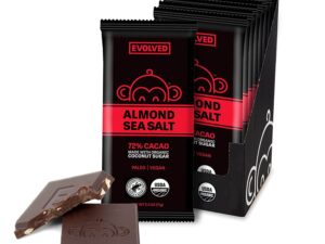 Dark Almond Sea Salt Bar