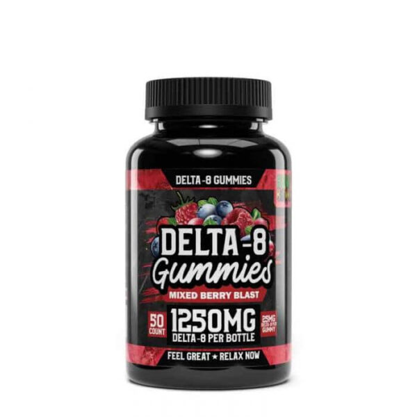 Delta8 THC Mixed Berry Blast Gummies