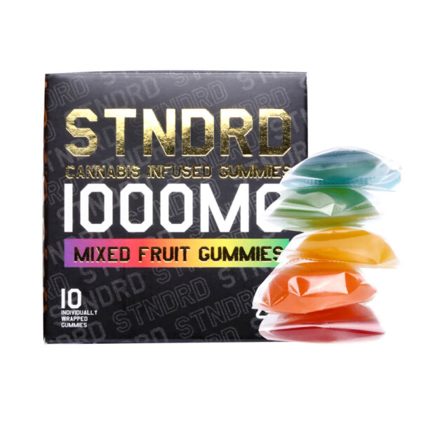 Mixed Fruit 1000mg Indica Gummies