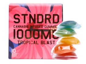 STNDRD Tropical Blast Indica Gummies