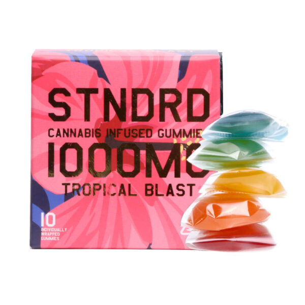 STNDRD Tropical Blast Sativa Gummies