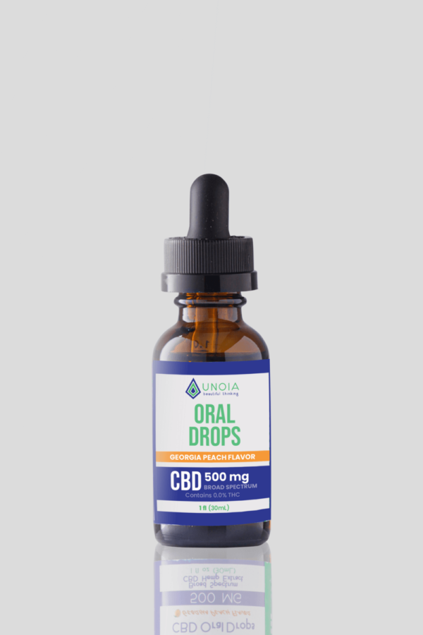 UNOIA CBD Oil Peach Flavor